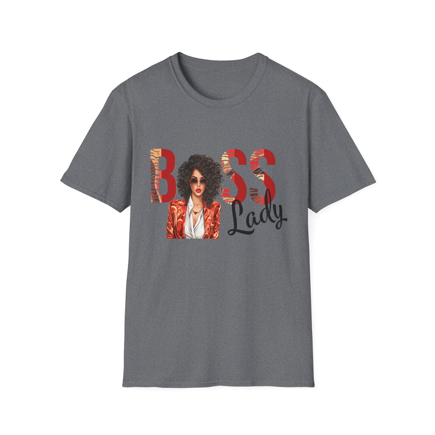 Boss Lady Unisex Softstyle T-Shirt - Empowering Fashion for Confident Women