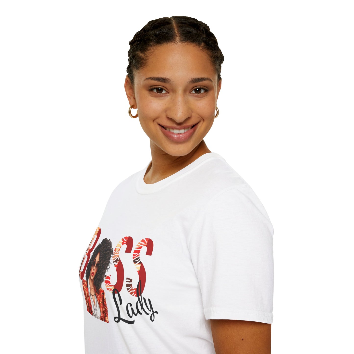 Boss Lady Unisex Softstyle T-Shirt - Empowering Fashion for Confident Women