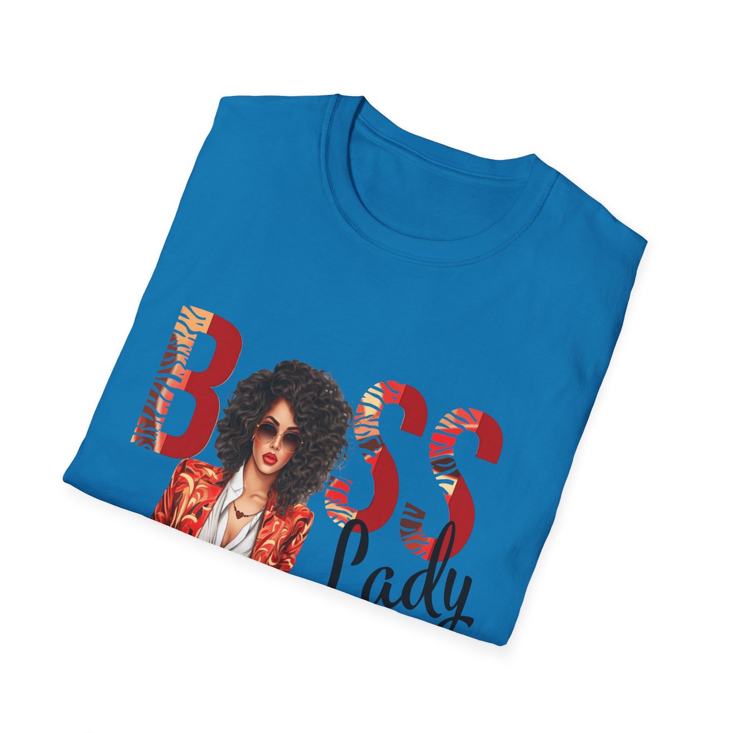 Boss Lady Unisex Softstyle T-Shirt - Empowering Fashion for Confident Women