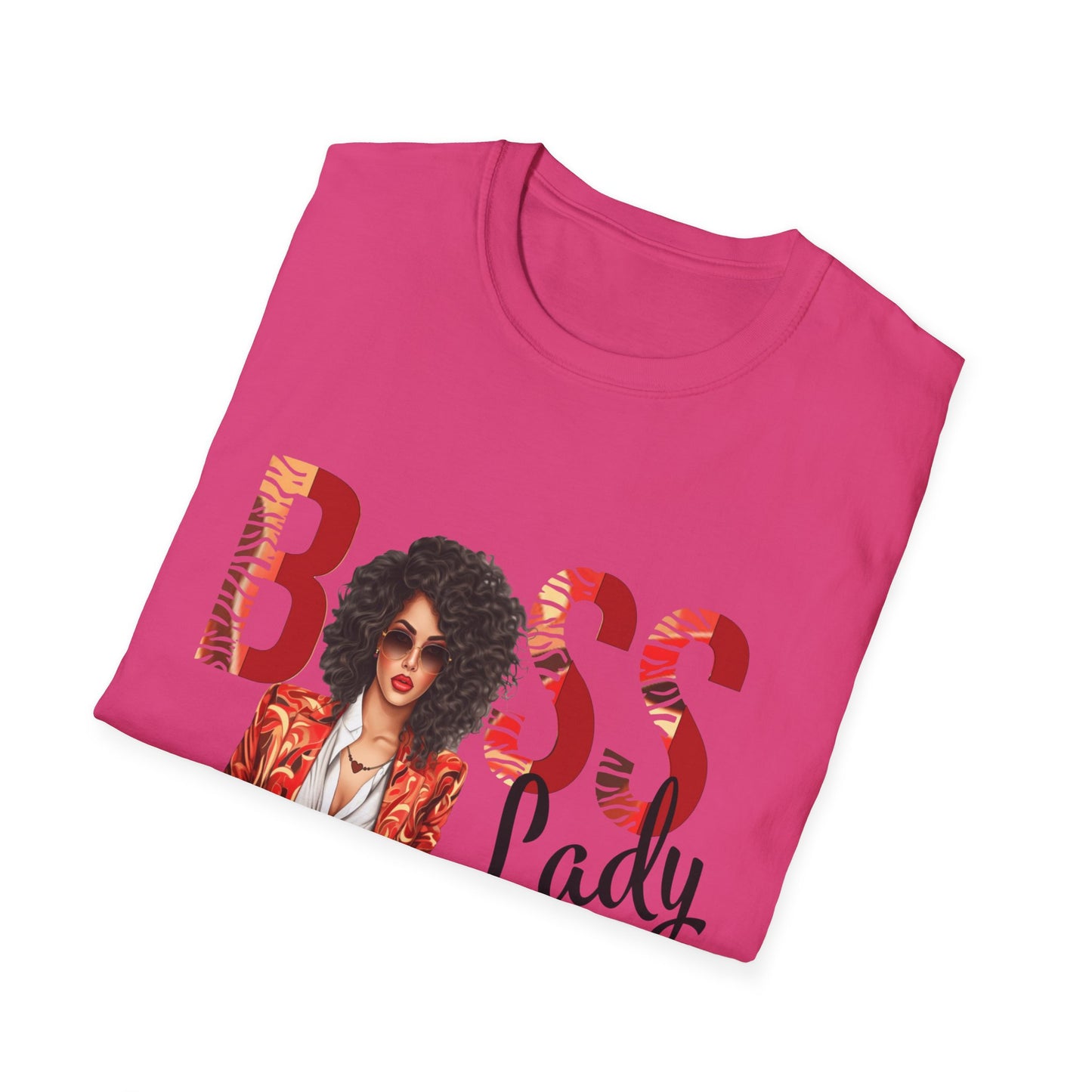 Boss Lady Unisex Softstyle T-Shirt - Empowering Fashion for Confident Women