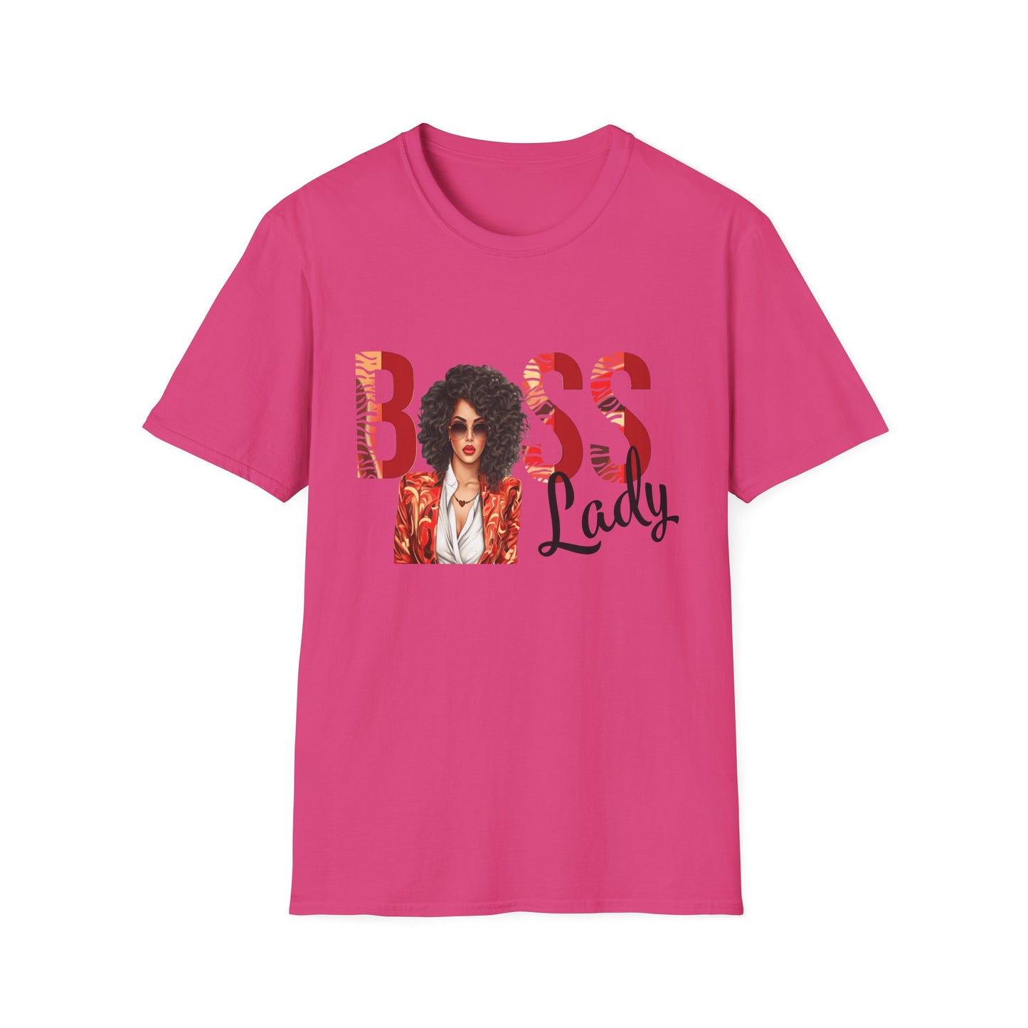 Boss Lady Unisex Softstyle T-Shirt - Empowering Fashion for Confident Women