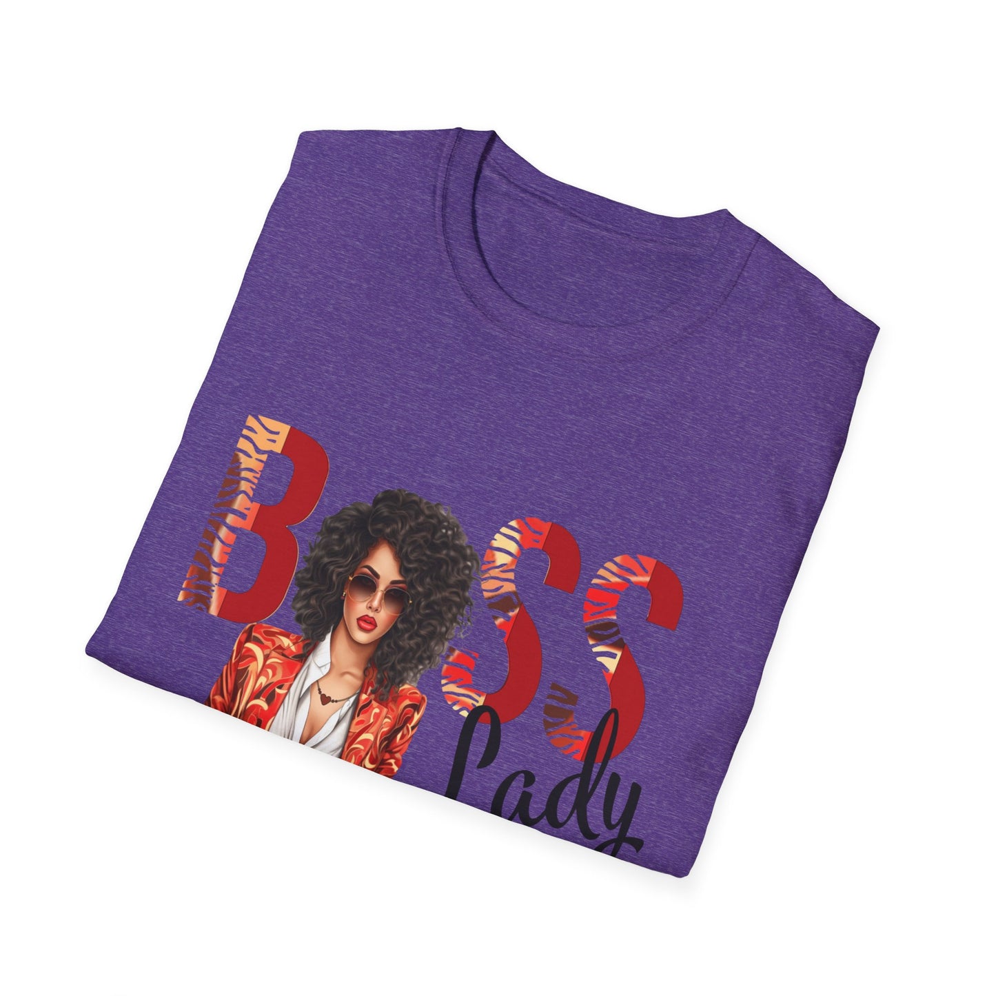 Boss Lady Unisex Softstyle T-Shirt - Empowering Fashion for Confident Women