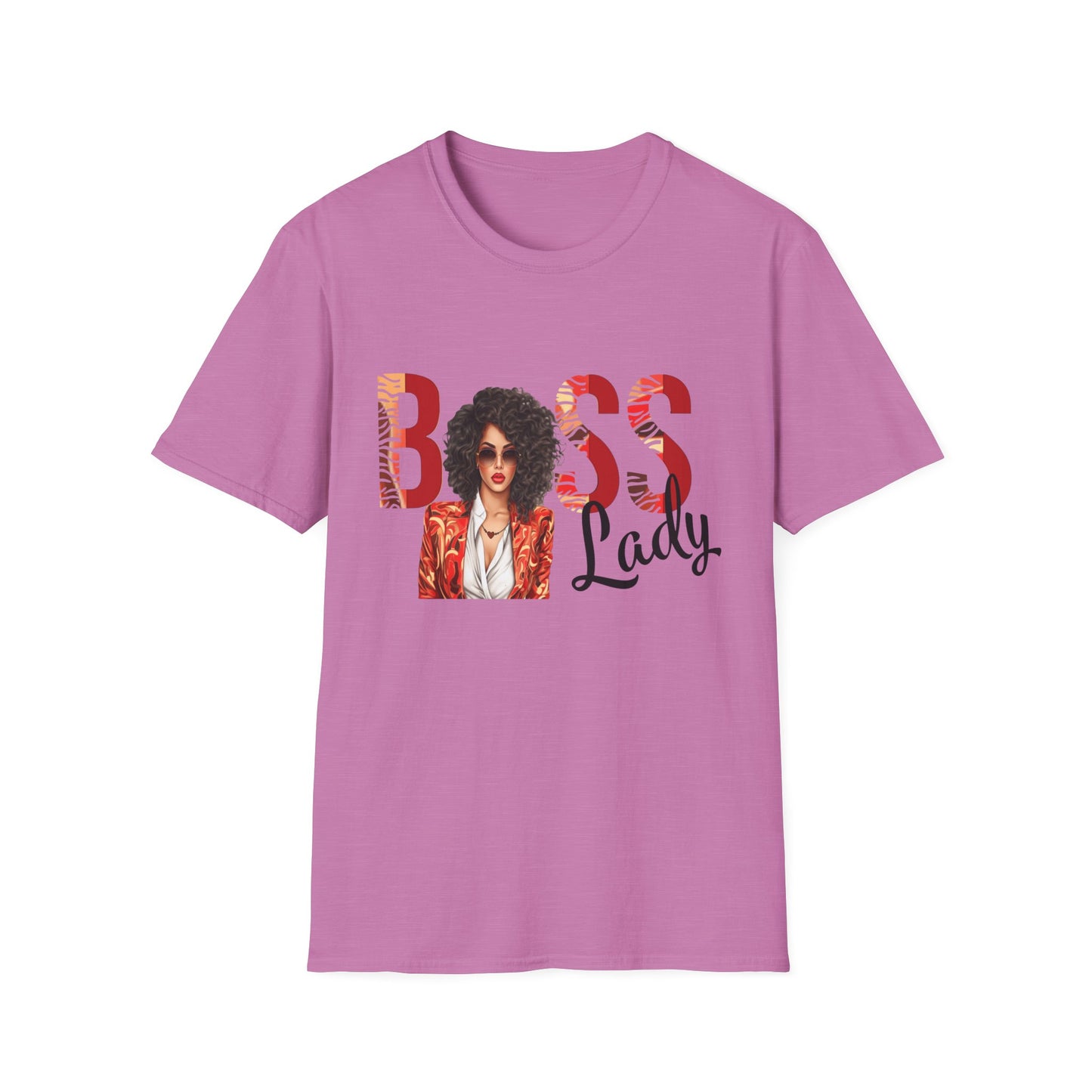 Boss Lady Unisex Softstyle T-Shirt - Empowering Fashion for Confident Women