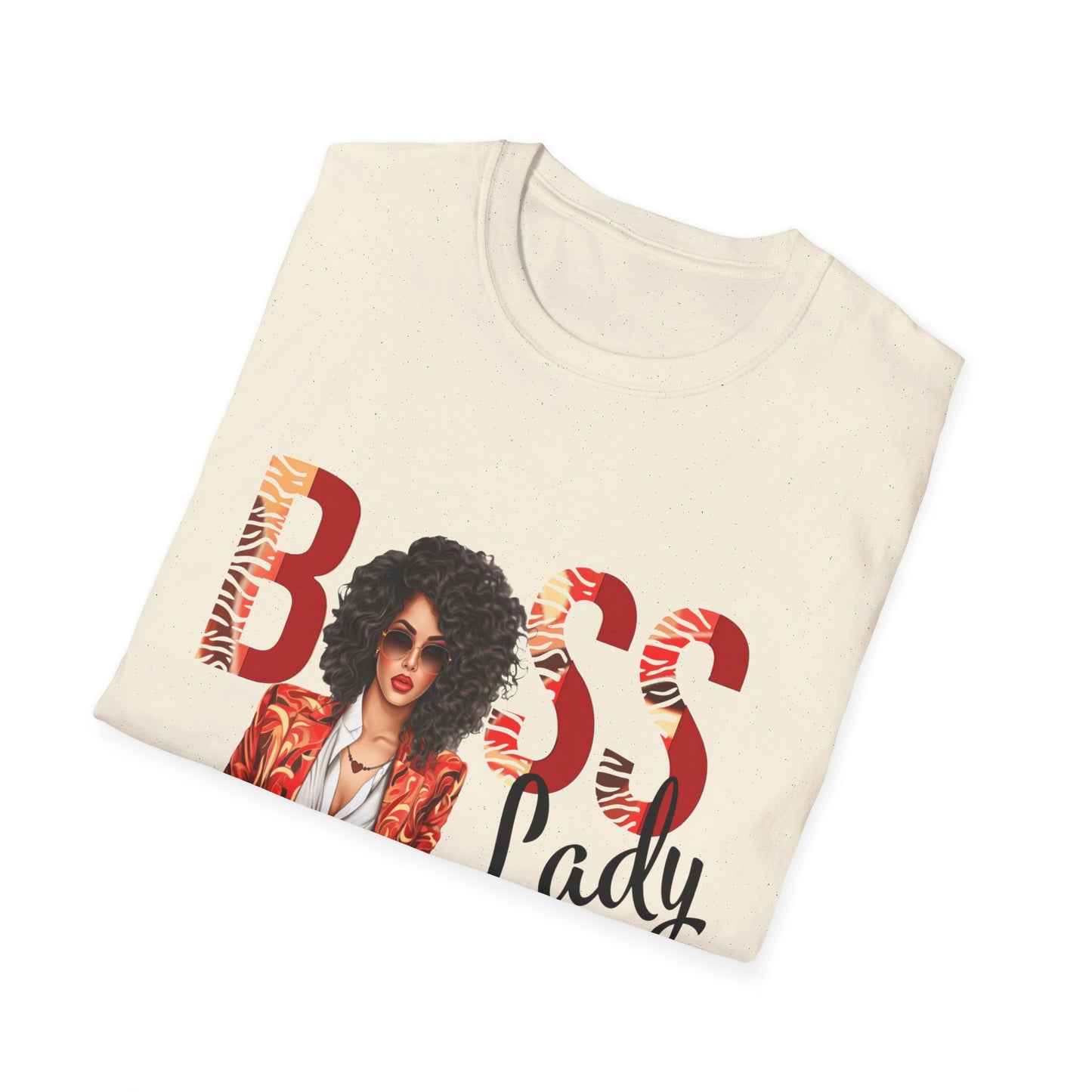 Boss Lady Unisex Softstyle T-Shirt - Empowering Fashion for Confident Women