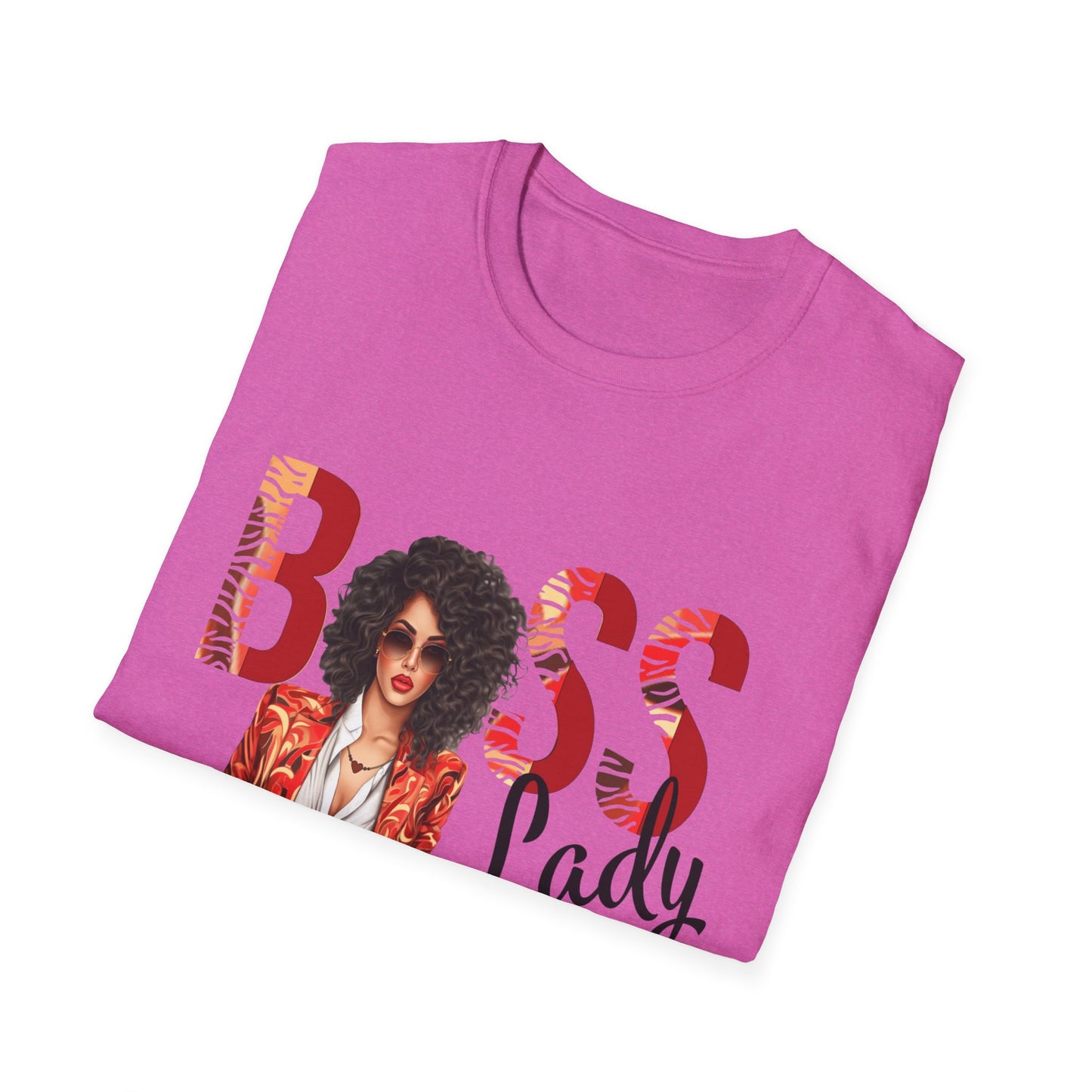 Boss Lady Unisex Softstyle T-Shirt - Empowering Fashion for Confident Women
