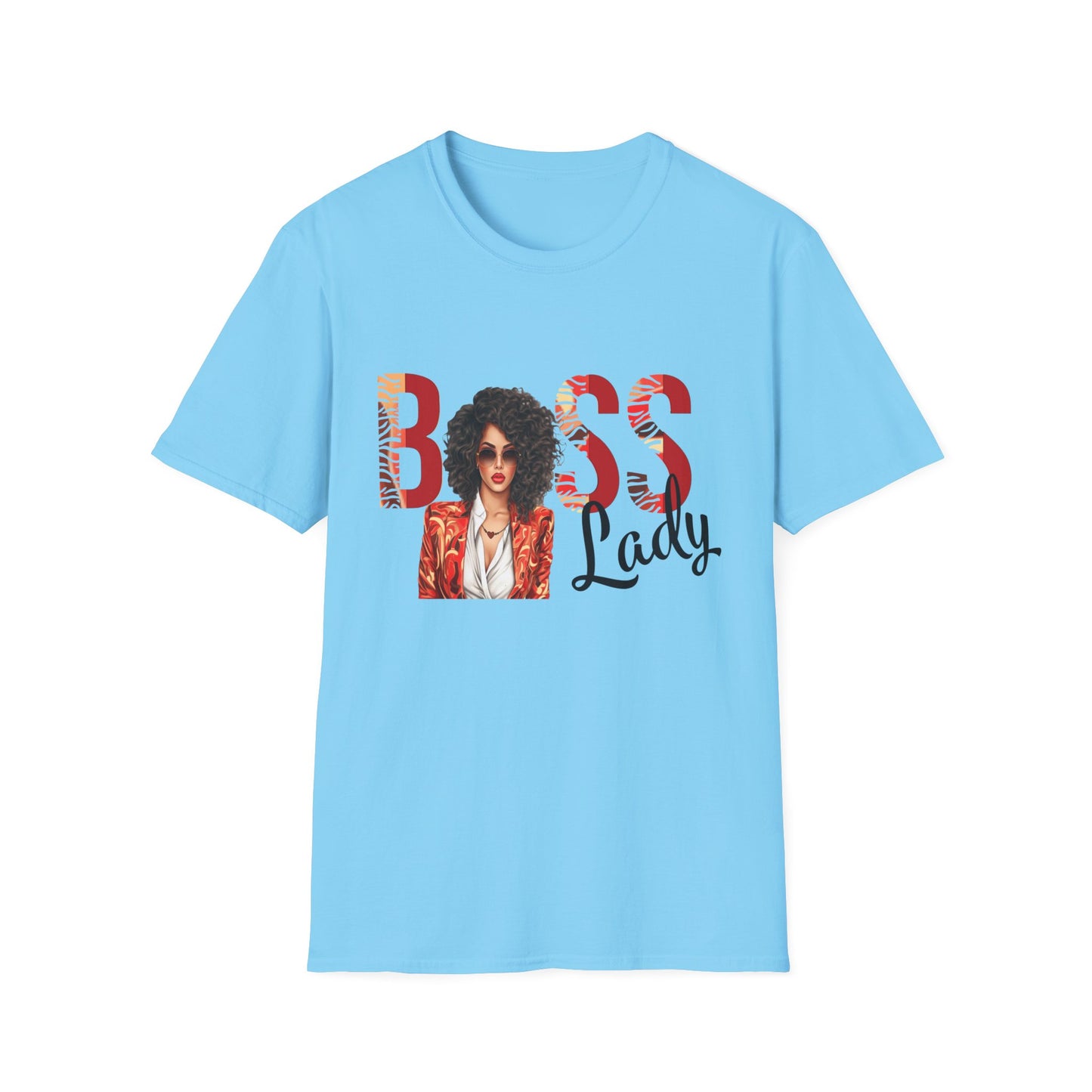 Boss Lady Unisex Softstyle T-Shirt - Empowering Fashion for Confident Women