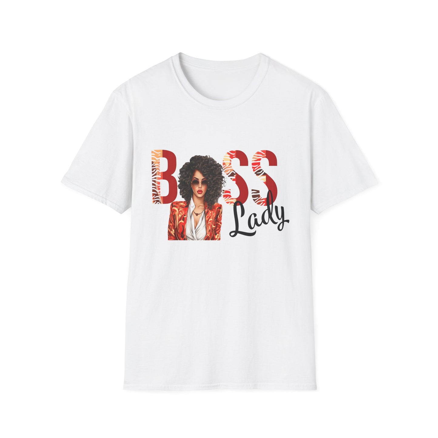 Boss Lady Unisex Softstyle T-Shirt - Empowering Fashion for Confident Women