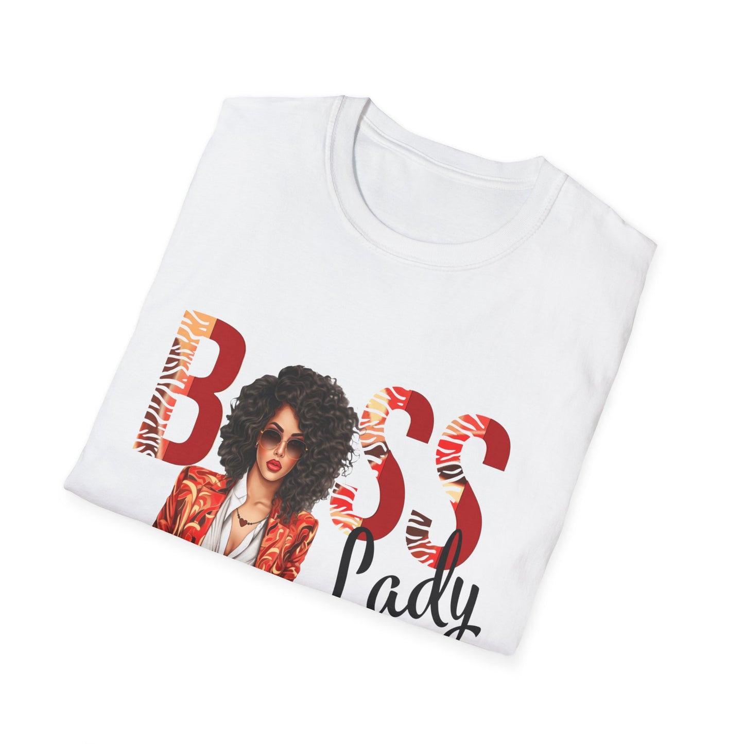 Boss Lady Unisex Softstyle T-Shirt - Empowering Fashion for Confident Women