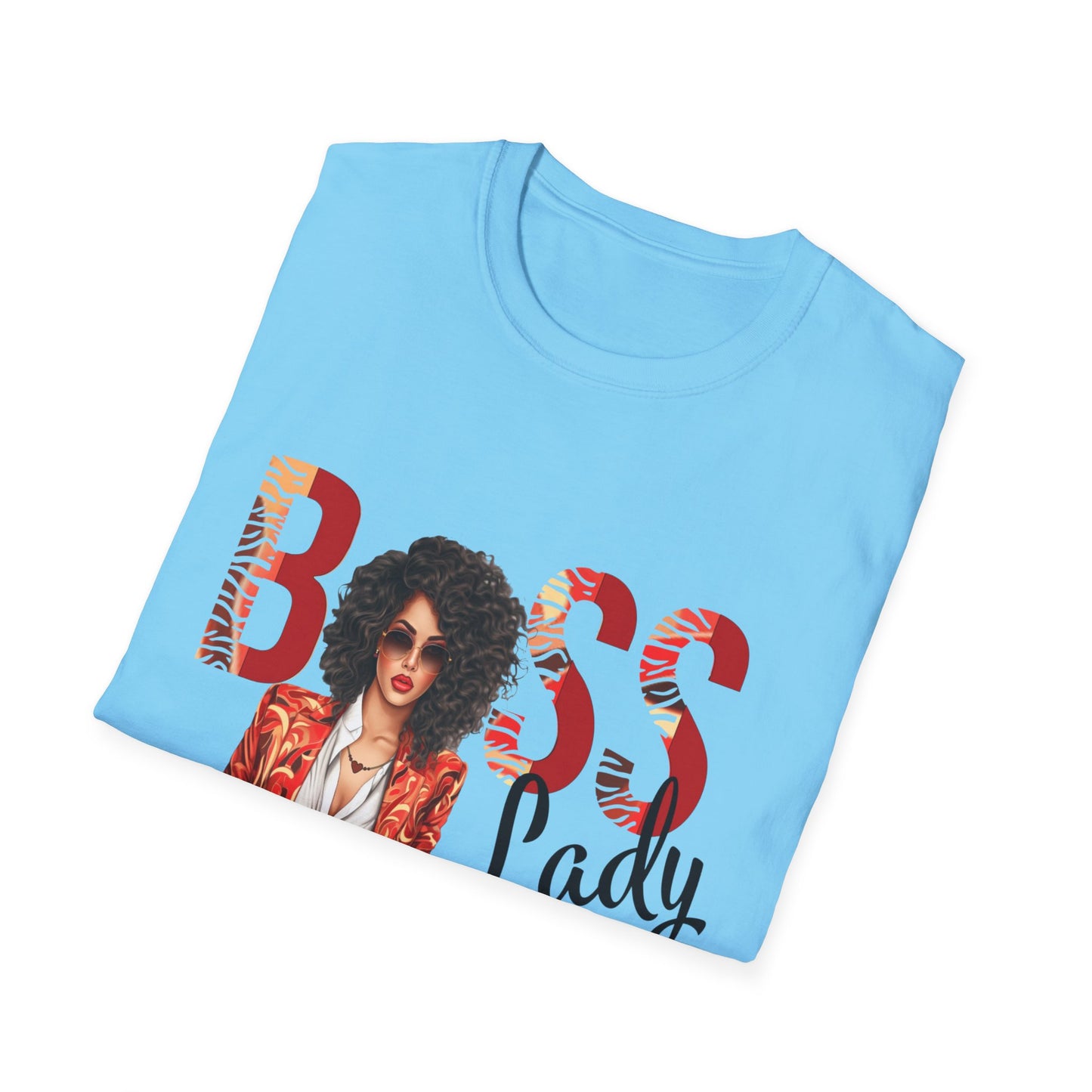 Boss Lady Unisex Softstyle T-Shirt - Empowering Fashion for Confident Women