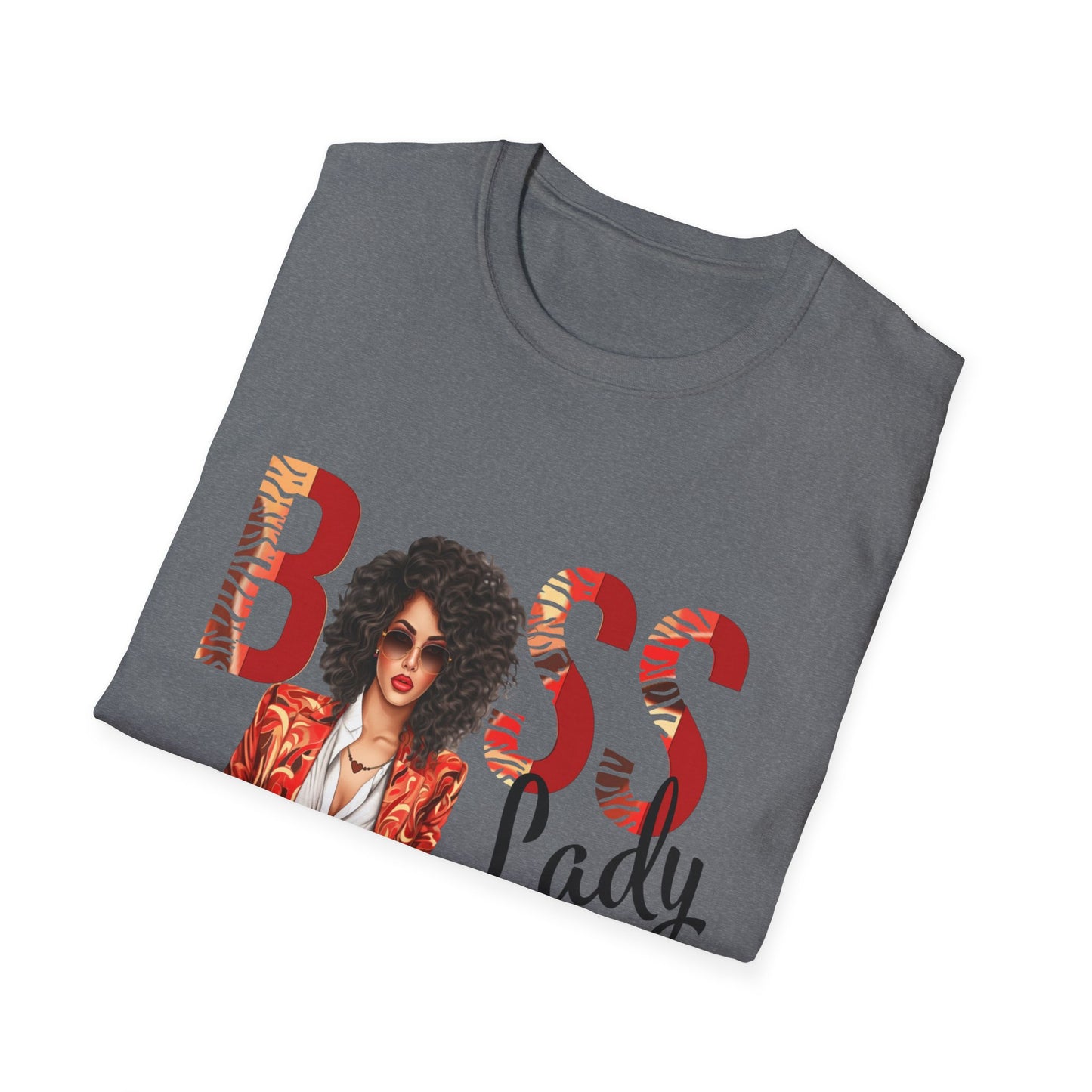 Boss Lady Unisex Softstyle T-Shirt - Empowering Fashion for Confident Women