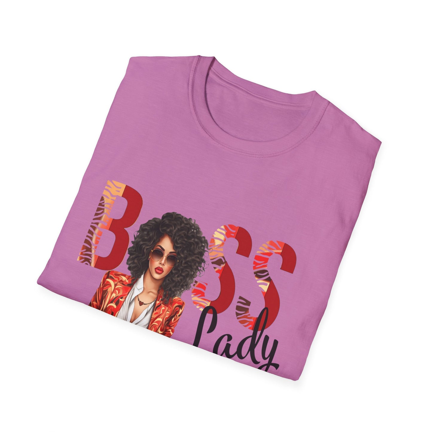 Boss Lady Unisex Softstyle T-Shirt - Empowering Fashion for Confident Women