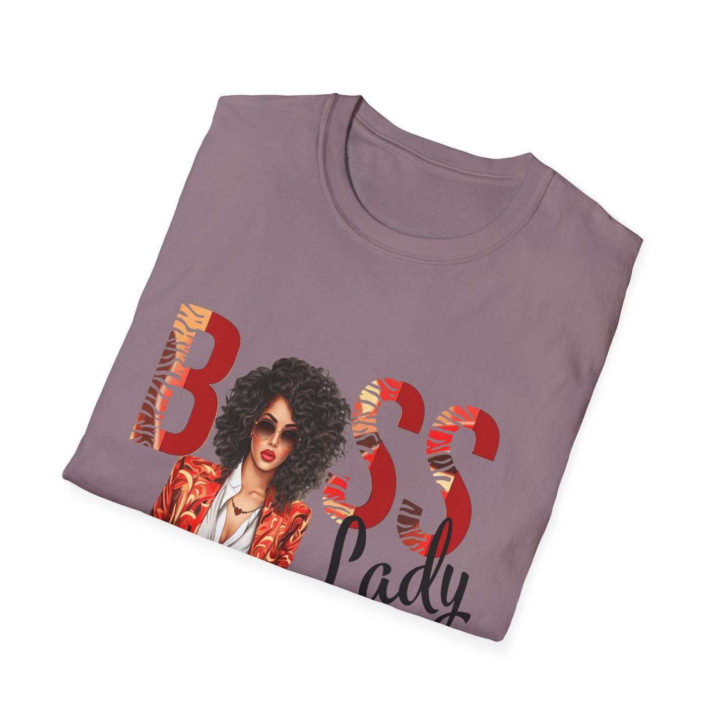 Boss Lady Unisex Softstyle T-Shirt - Empowering Fashion for Confident Women