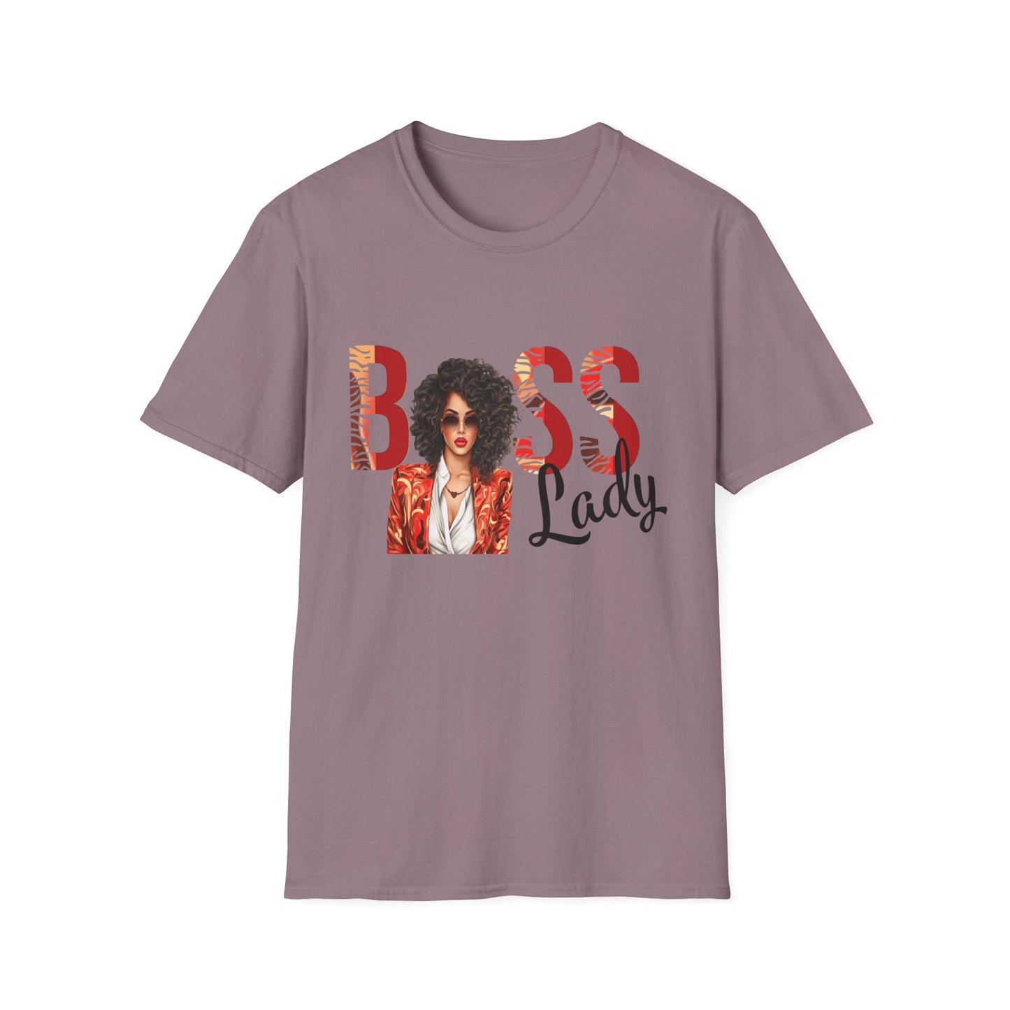 Boss Lady Unisex Softstyle T-Shirt - Empowering Fashion for Confident Women