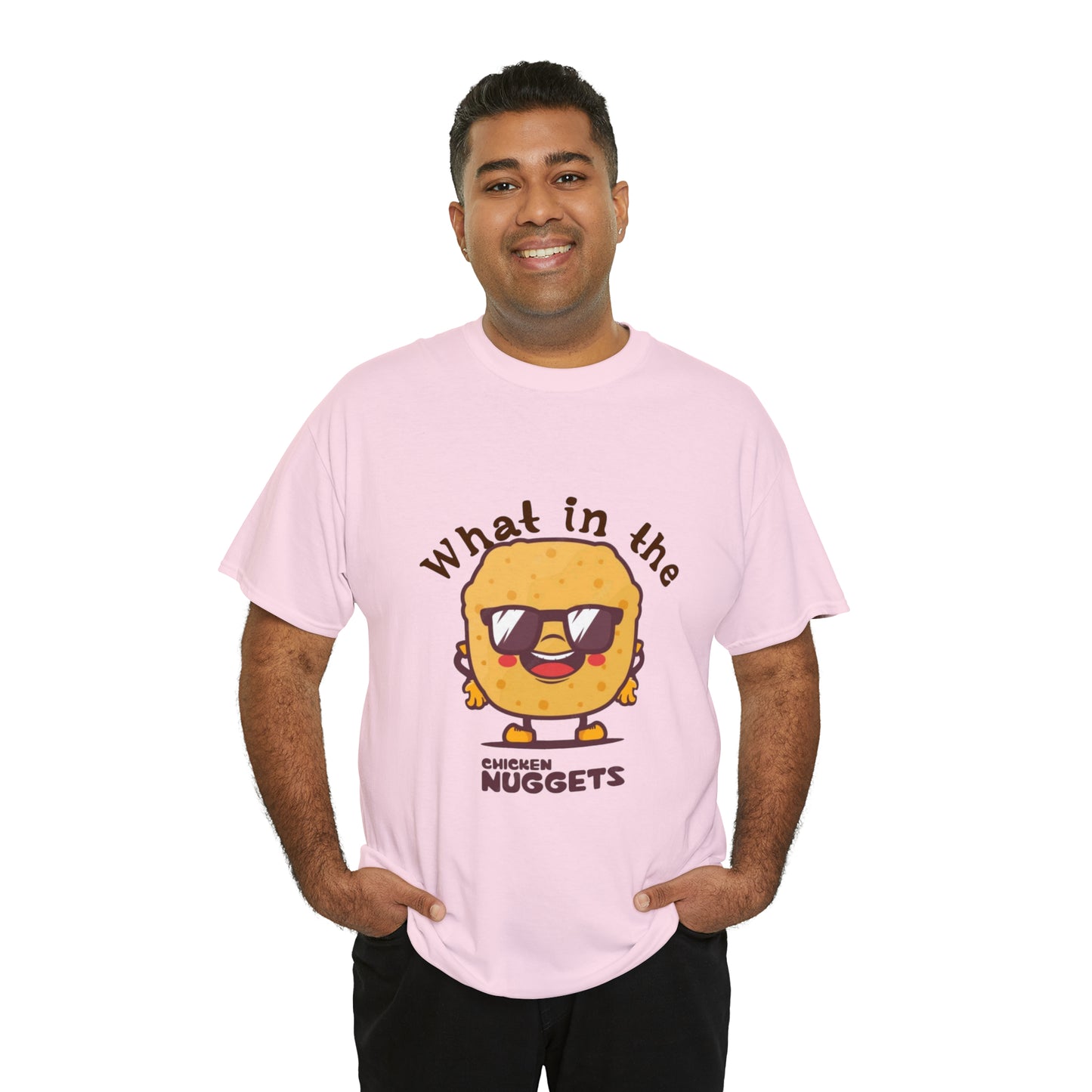 Unisex Heavy Cotton Tee - What in the chicken nugget