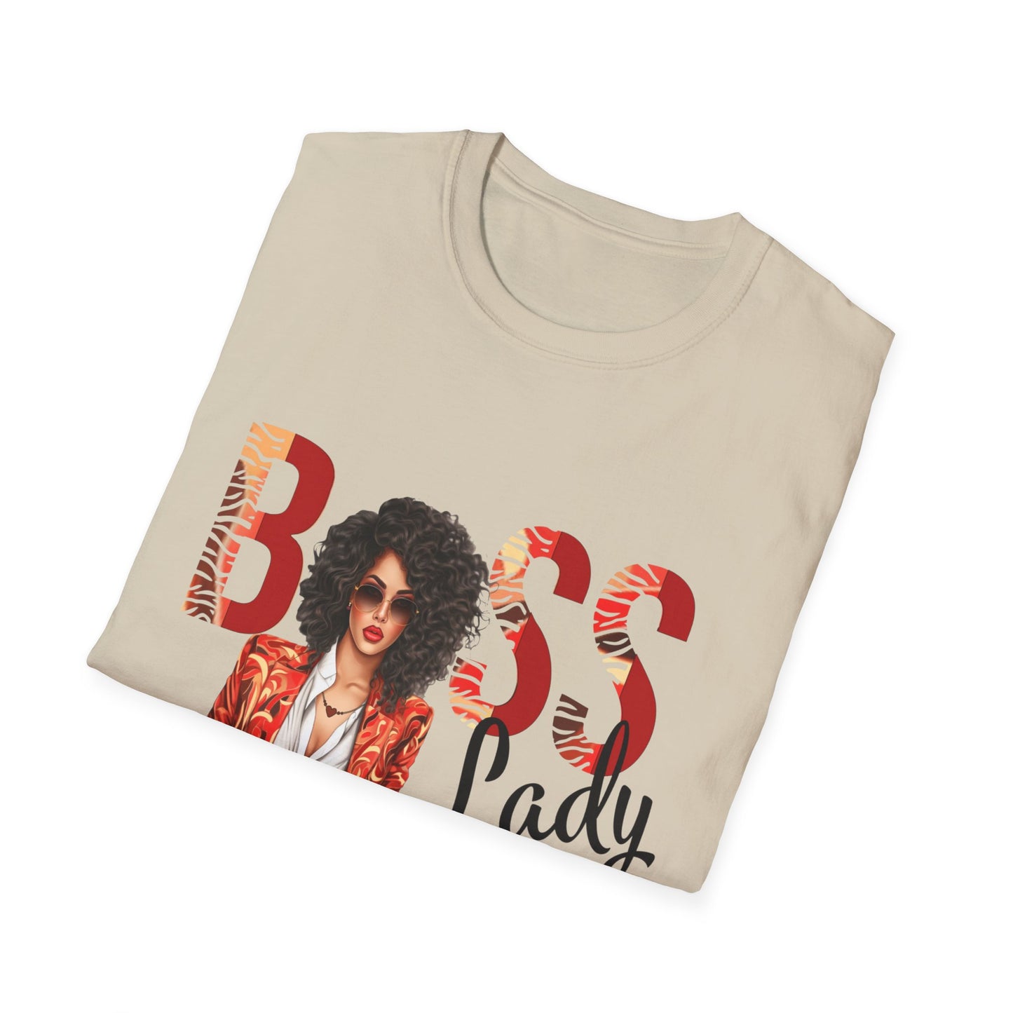 Boss Lady Unisex Softstyle T-Shirt - Empowering Fashion for Confident Women