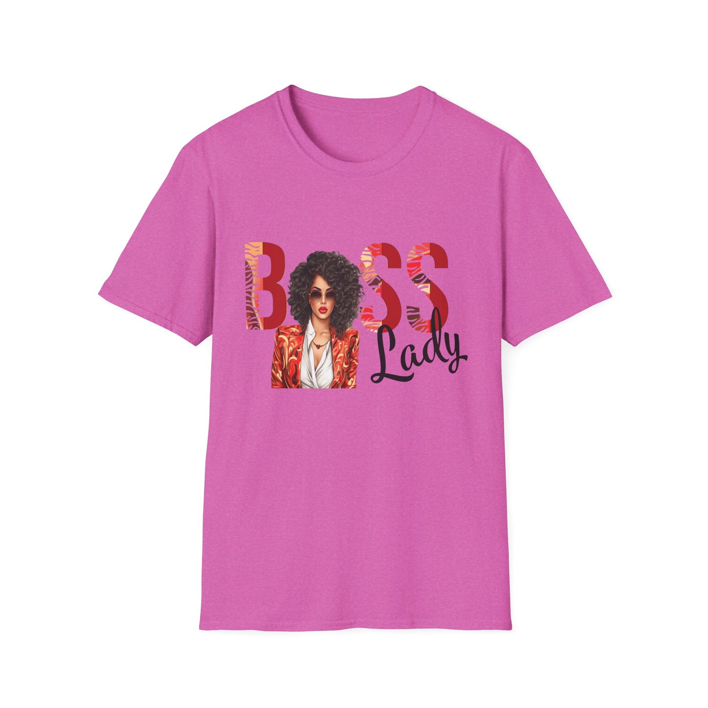 Boss Lady Unisex Softstyle T-Shirt - Empowering Fashion for Confident Women