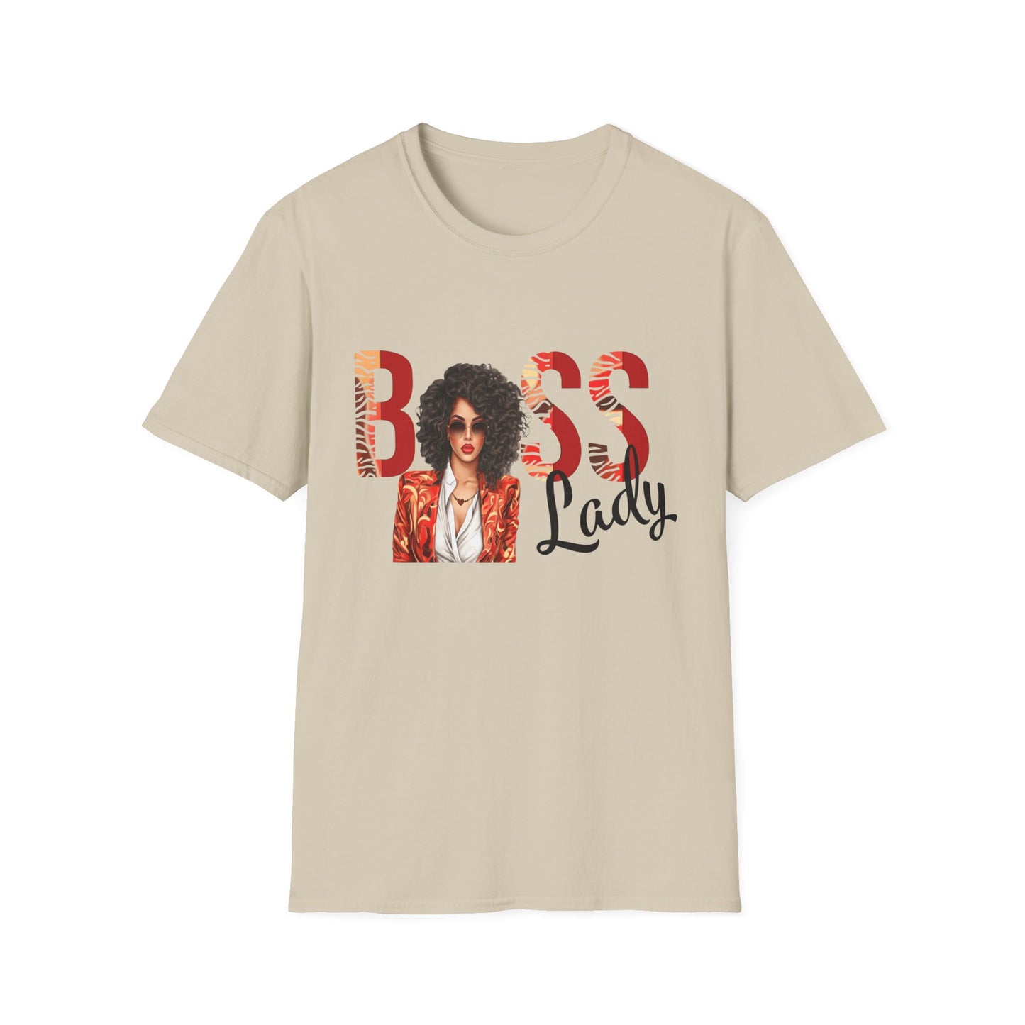 Boss Lady Unisex Softstyle T-Shirt - Empowering Fashion for Confident Women