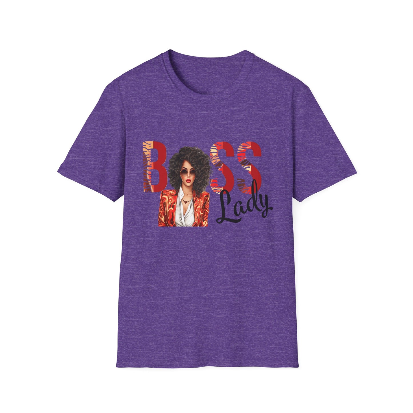 Boss Lady Unisex Softstyle T-Shirt - Empowering Fashion for Confident Women