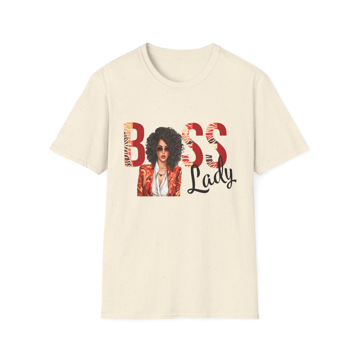 Boss Lady Unisex Softstyle T-Shirt - Empowering Fashion for Confident Women