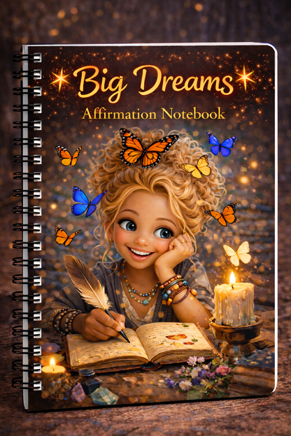 Creative Mindset Notebook - Ruled Line Spiral Notebook