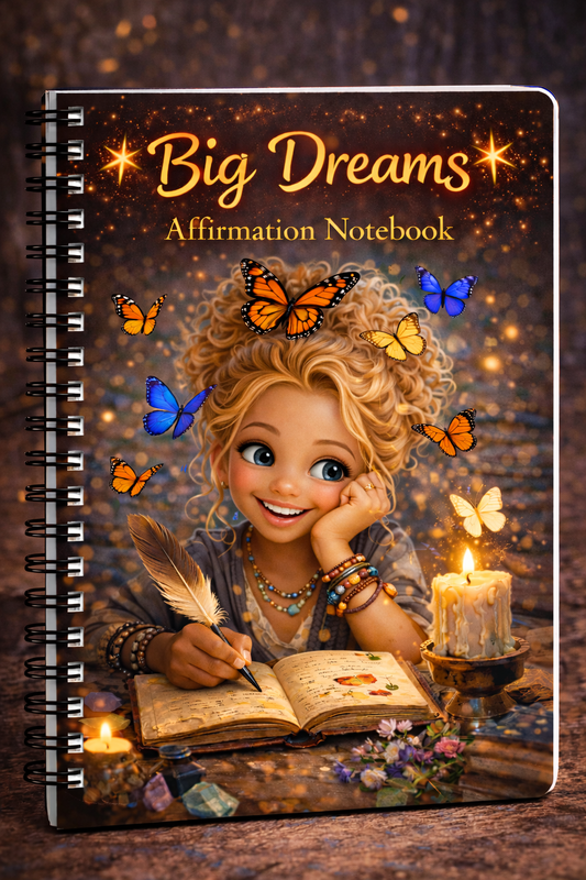 Creative Mindset Notebook - Ruled Line Spiral Notebook