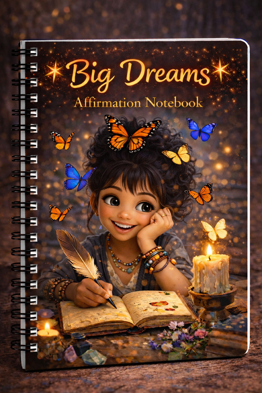 Creative Mindset Notebook - Ruled Line Spiral Notebook