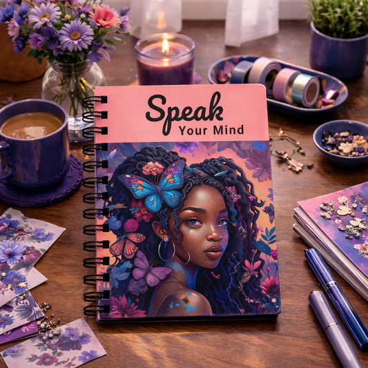 Speak your mind personal spiral bound journal