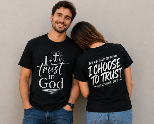 I Trust in God – Sleeve Unisex T-Shirt