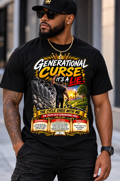 Generational Curse, It’s a Lie – Breaking Chains Faith T-Shirt