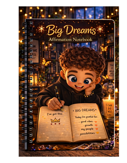 Creative Mindset Notebook - Ruled Line Spiral Notebook